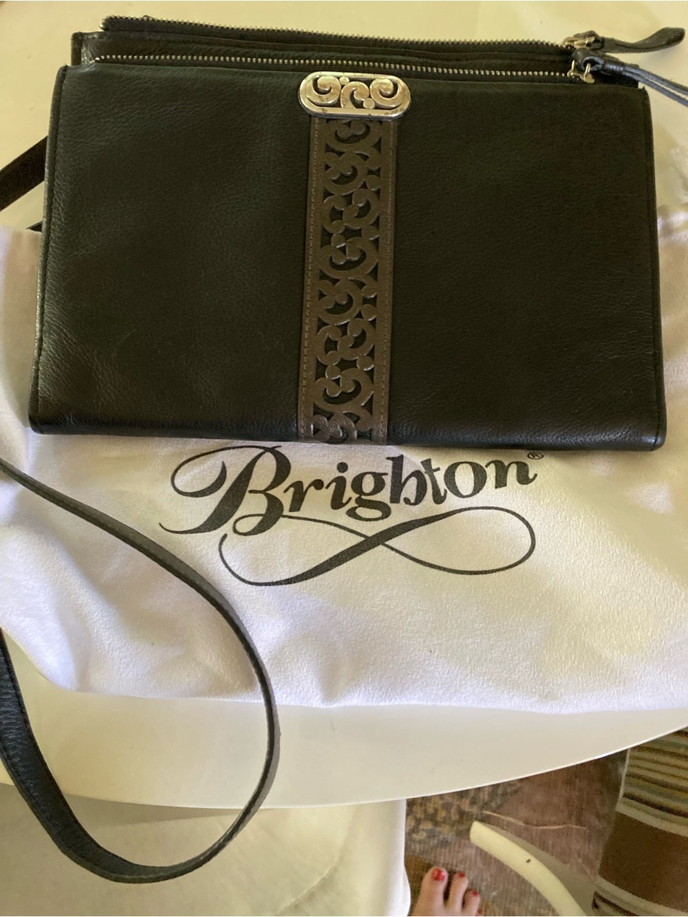 Brighton Crossbody purse with dust bag